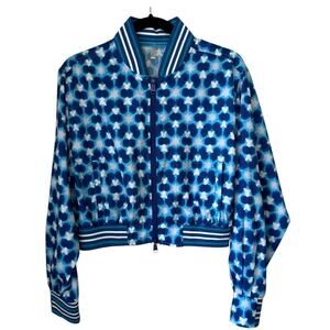 Free People FP Movement Top Seed Printed Tennis Jacket Size Small
